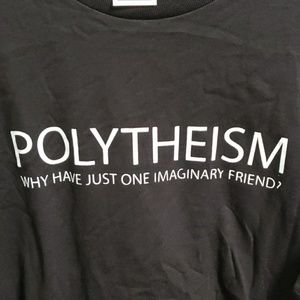 Polytheism XL Graphic Tee Shirt NWOT Unisex